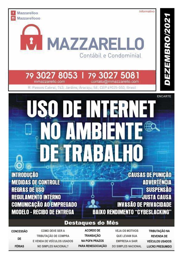 INFORMATIVO DE DEZEMBRO 2021